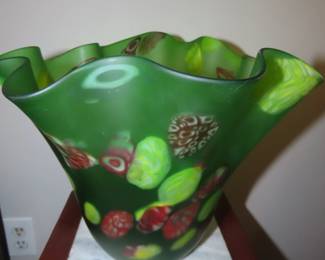 Murano glass "hankerchief vase"