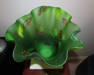 Murano glass "hankerchief vase"