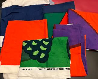 vintage Marimekko and Lilly Pulitzer fabric