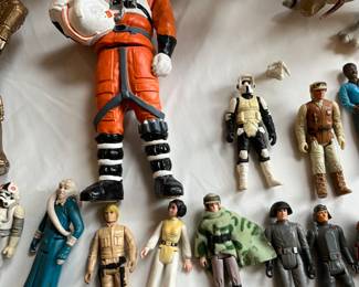 Vintage 1980s Star Wars action figures, Kenner