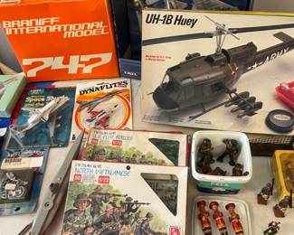 Lots of vintage toys, new in box