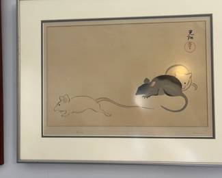 antique Japanese woodblocks