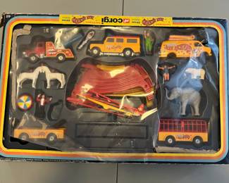 Corgi toy truck set, new in the box