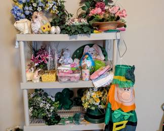 Holiday Decor - and remember - there is MORE in the Garage - a whole wall full!
