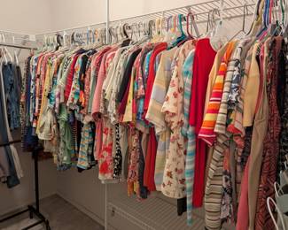 Ladies Shirts from Medium to X-Large.