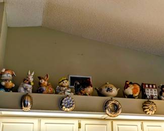 Lots of Canisters - all occasions - and copper molds.