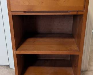 Small Shelf with Drawer - $20. 16" wide, 12" deep, 28" tall.
