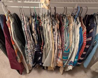 Men's Casual and Dress Shirts.