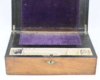 Antique Victorian Writing Slope / Lap Desk