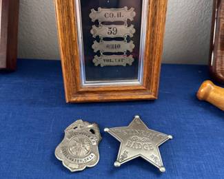 Civil War ladder badges