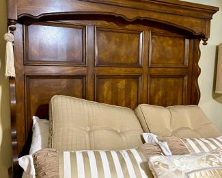 Queen Adjustable Bed and Headboard $600