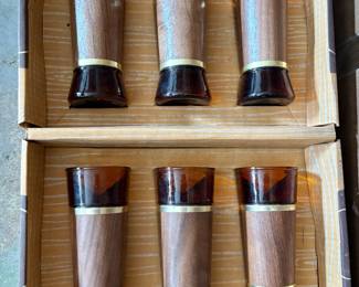 Mid Century Glasses in original box