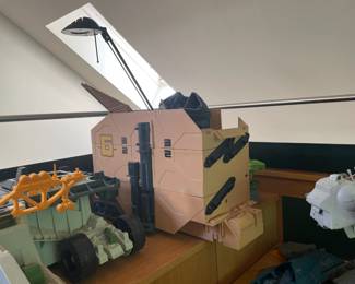 VINTAGE GI JOE 1987 HASBRO MOBILE COMMAND CENTER-INCOMPLETE