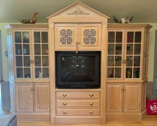 VINTAGE 3 PC MODULAR ENTERTAINMENT MEDIA CENTER