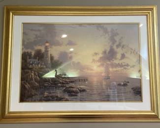 "THE SEA OF TRANQUILITY" LIMITED-EDITION LITHOGRAPH BY THOMAS KINKADE