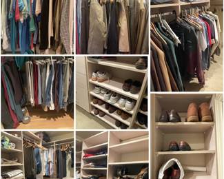 ASSORTED COLLECTION OF VINTAGE MEN'S AND WOMEN'S CLOTHING