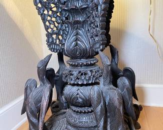 19TH CENTURY BURMESE CARVED CENTER TABLE