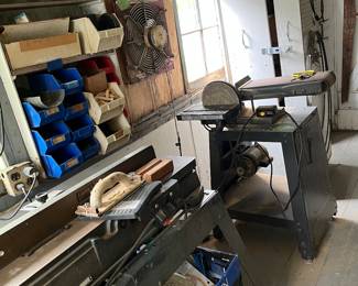 woodworking shop, sander