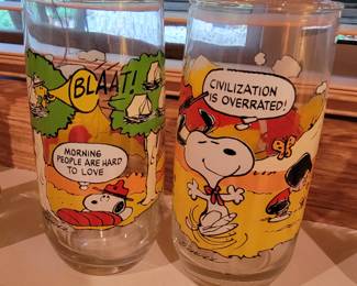 Other vintage McDonald's glasses available as well