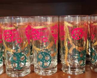 Christmas glasses - set of 16