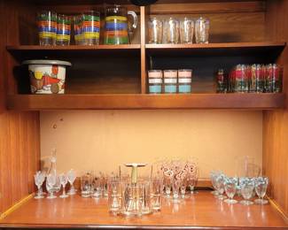 Vintage glassware