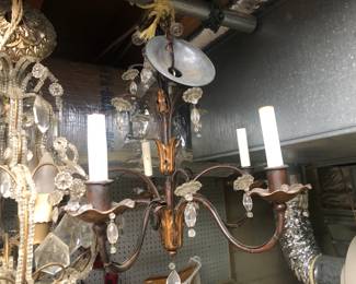Multiple Antique Chandeliers