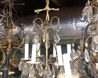 Multiple Antique Chandeliers