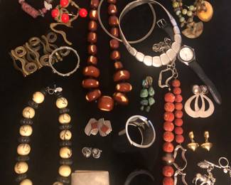 Costume and sterling silver jewelry