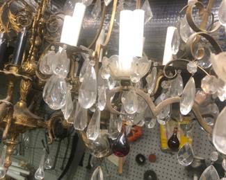 Multiple Antique Chandeliers