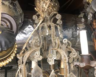Multiple Antique Chandeliers