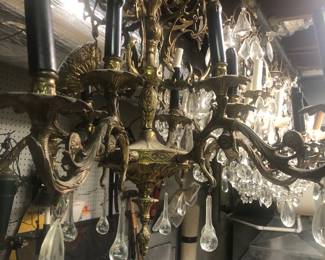 Multiple Antique Chandeliers