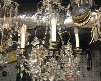 Multiple Antique Chandeliers