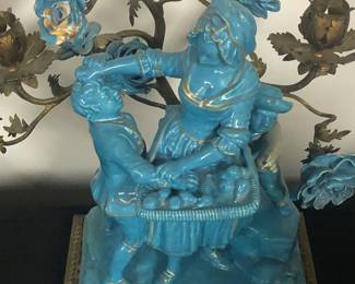 Antique French Figural Candelabra
