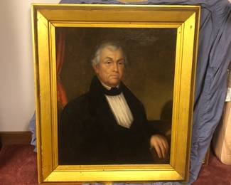Circa 1850's Portraits. Oil on Canvas.