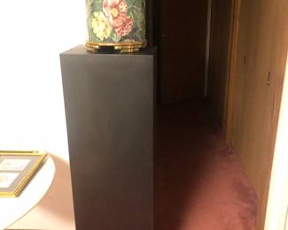 Black Matte Laminate Pedestal