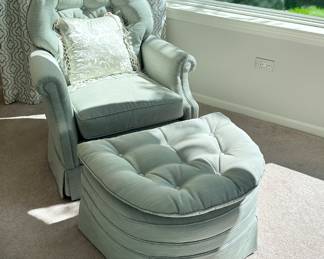 Club chair with Ottoman