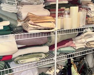 Pillows table linens