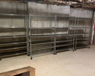 Wire Storage Racks on Wheels (4)