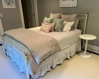 Queen Sized Bed Frame with Mattress & Box Spring