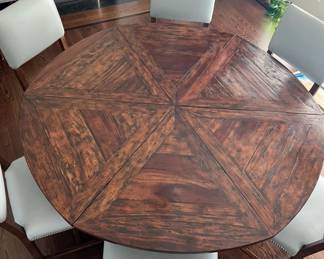 Theodore Alexander Sylvan Expanding Dining Table seats 8 when extended