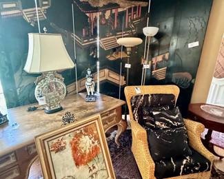 Explore this Preston Hollow estate sale featuring antique furniture, curated artwork, home décor, vintage collectibles, glassware, rugs and a Toyota Camry—double the inventory from two designer-appointed Dallas homes. Discovery Estate Sales.