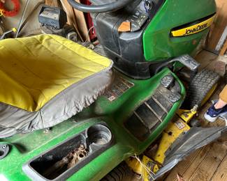 JOHN DEERE MOWER. AS IS COSMETICALLY