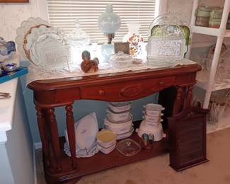 Sideboard, Corning ware, small wall display cabinet