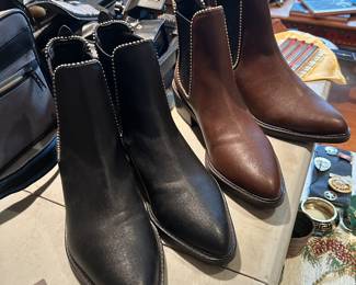 Ladies leather boots by Coach