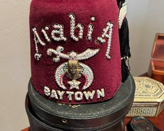 Beaded Shriners hat
