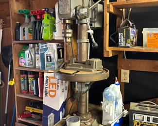 Antique drill press