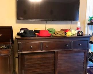 Large dresser and 55" Samsung Smart TV