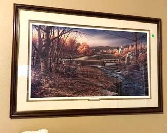 Terry Redlin artist signed print