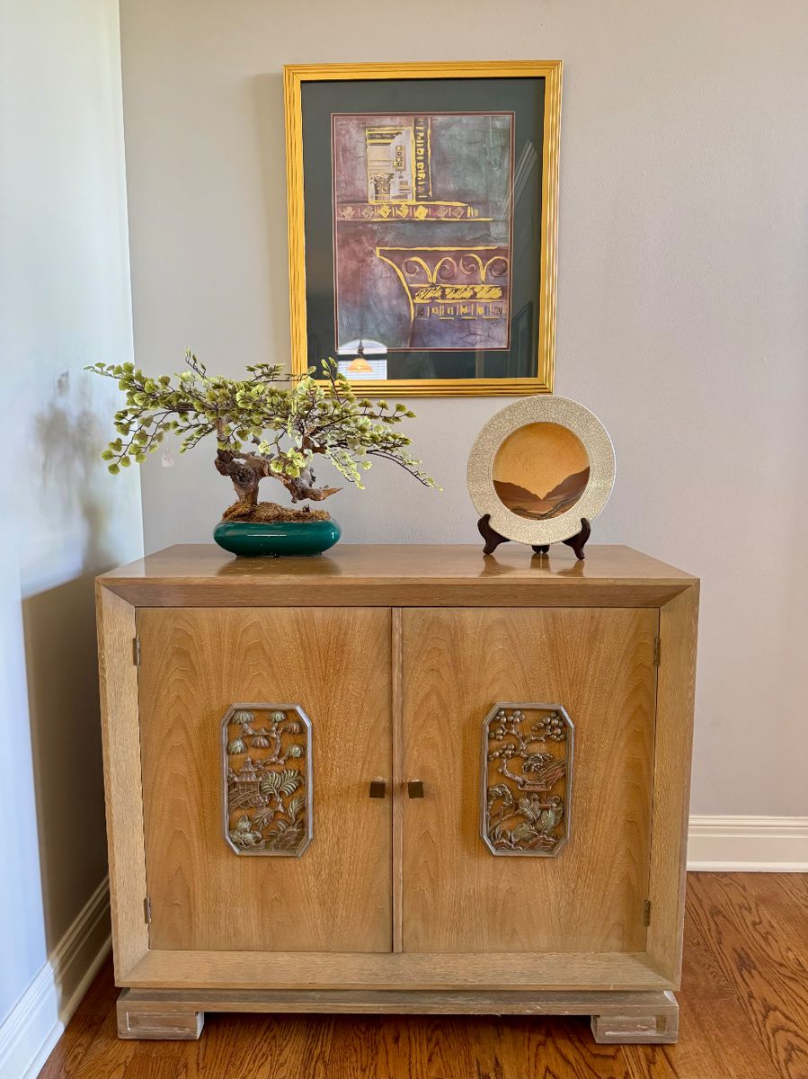 James Mont California Asian Modern Cabinet