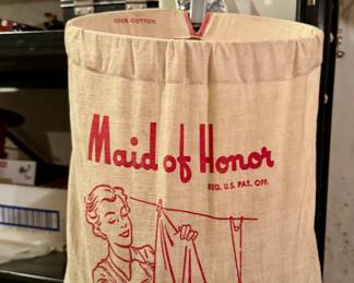 Vintage clothespin bag